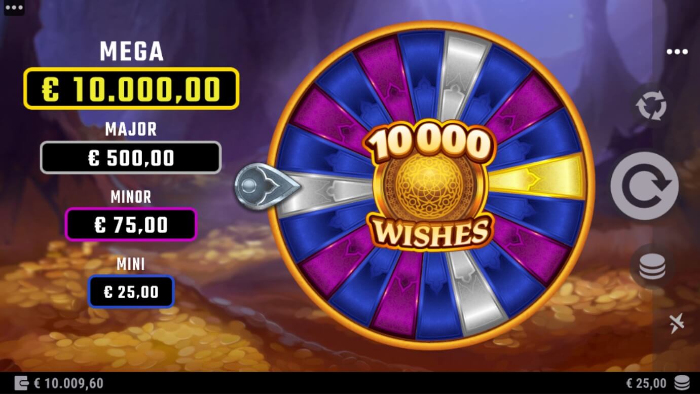 10,000 Wishes Slot Bonus Wheel