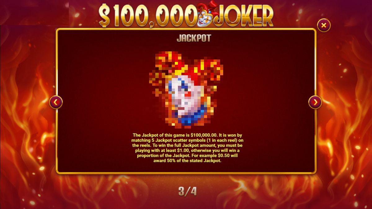 100K Joker Slot Bonuses