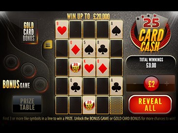25 Card Cash Gameplay