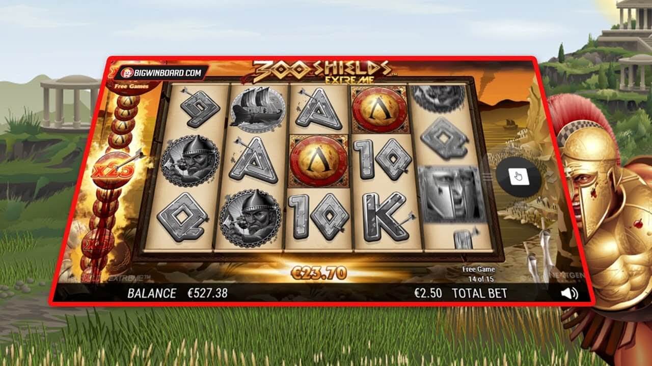 300 Shields Extreme Slot Gameplay