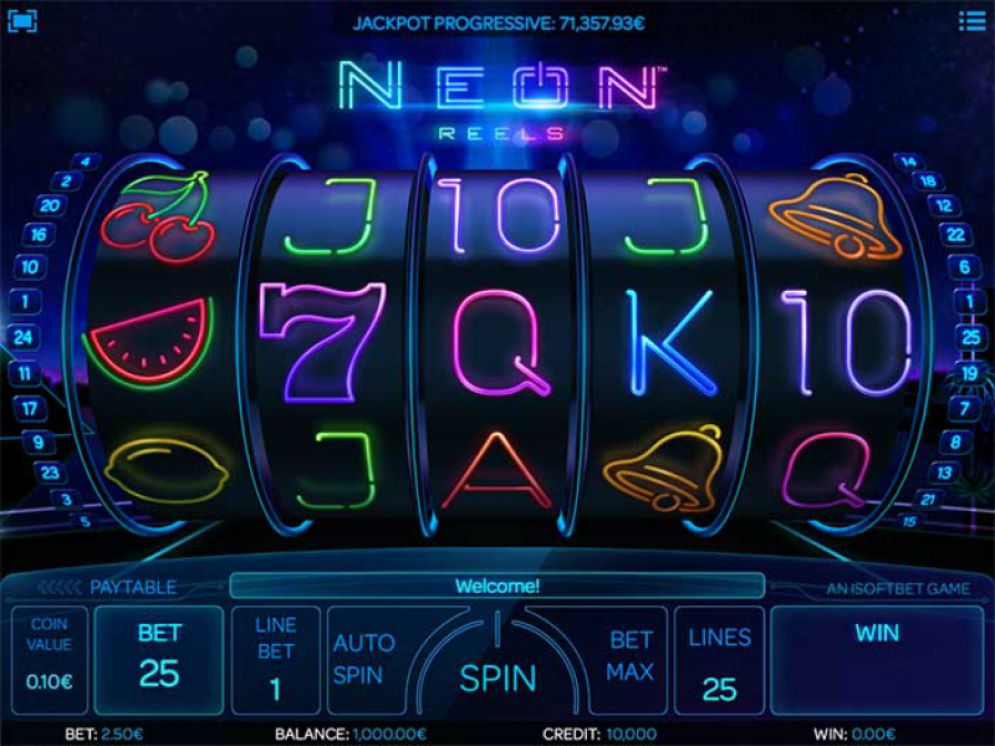 neon reels gameplay