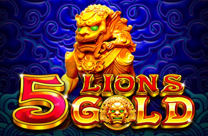 5 Lion's Gold Slot Logo