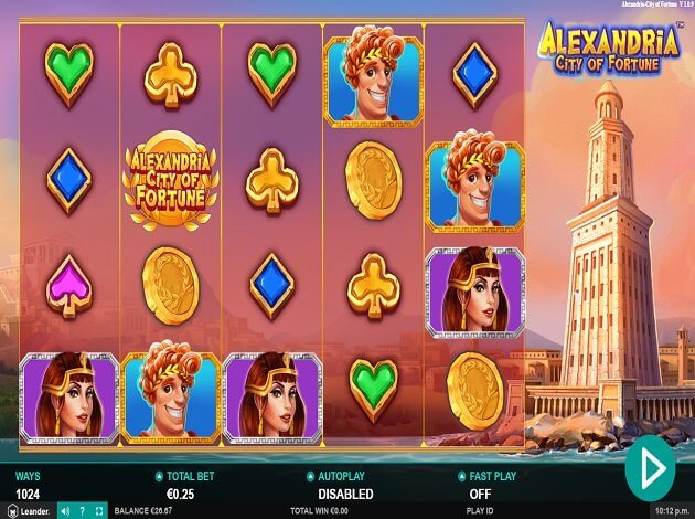 Alexandria City of Fortune Slot Bonus