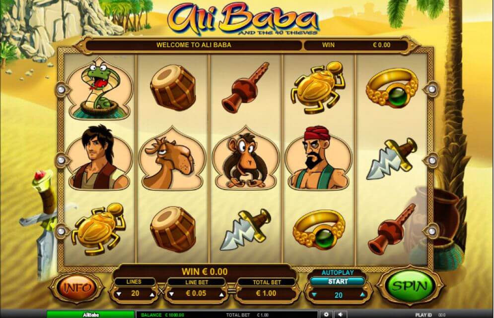 Ali Baba Slot Gameplay