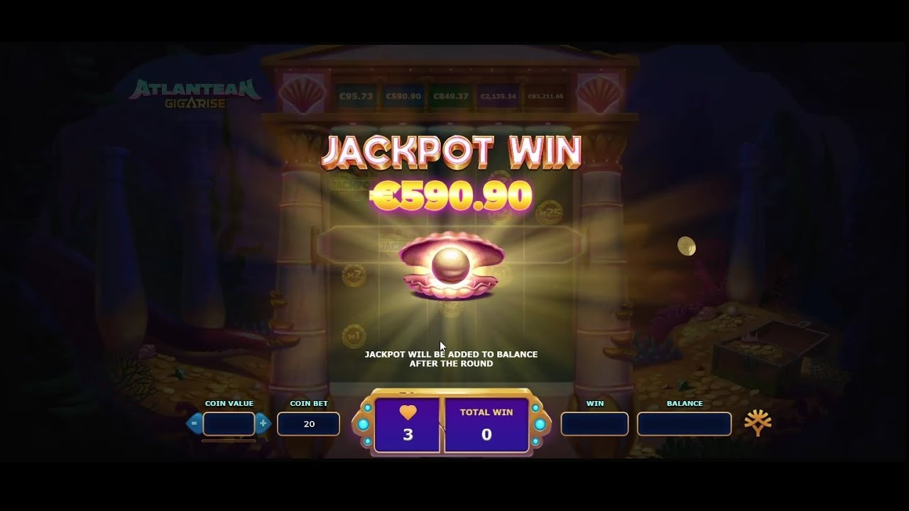 Atlantean GigaRise Slot Jackpots