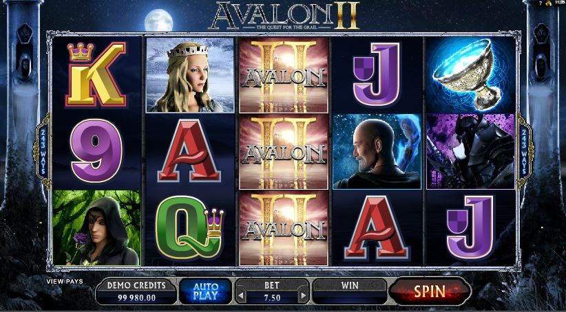 Avalon II Online Slots Gameplay