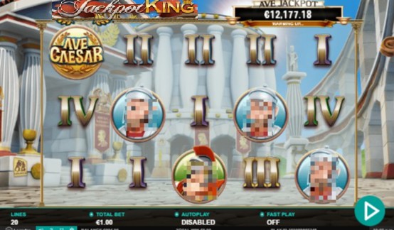 Ave Caesar Jackpot Slots Gameplay Image