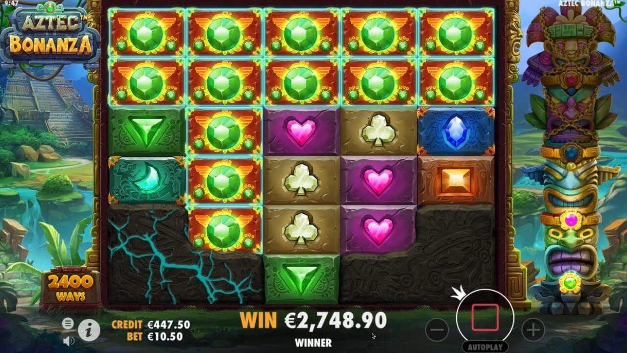 Aztec Bonanza Slot Gameplay