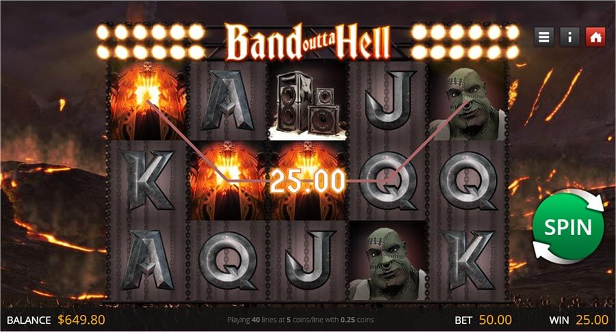 Band Outta Hell Slot Bonus