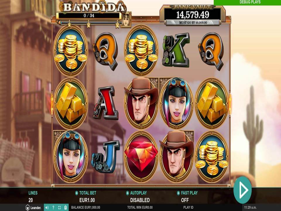 Bandida Slot Gameplay