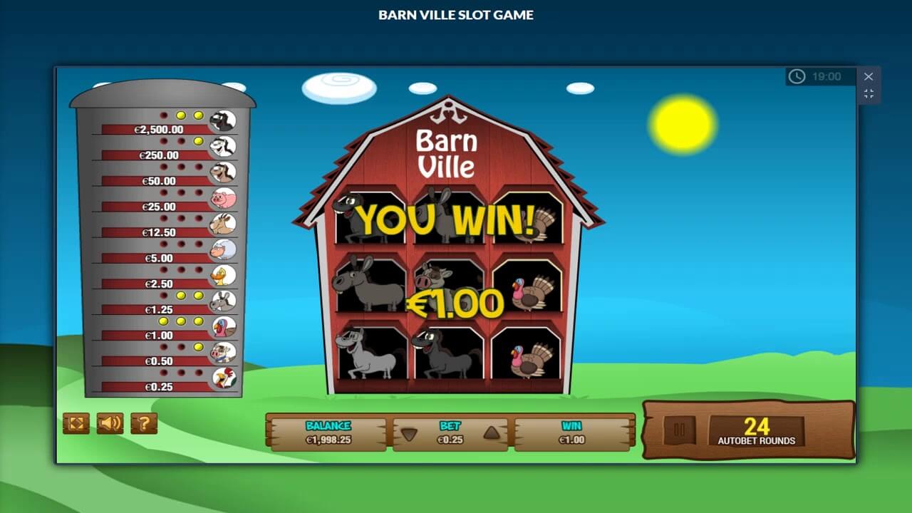 Barn Ville Slot Gameplay