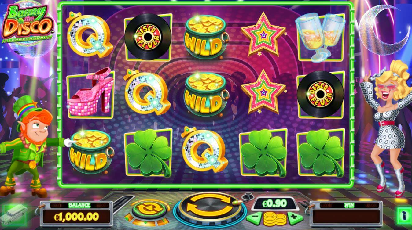 Barry the Disco Leprechaun Slot Gameplay