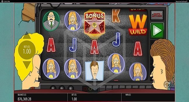 Beavis and Butthead Slot Gameplay