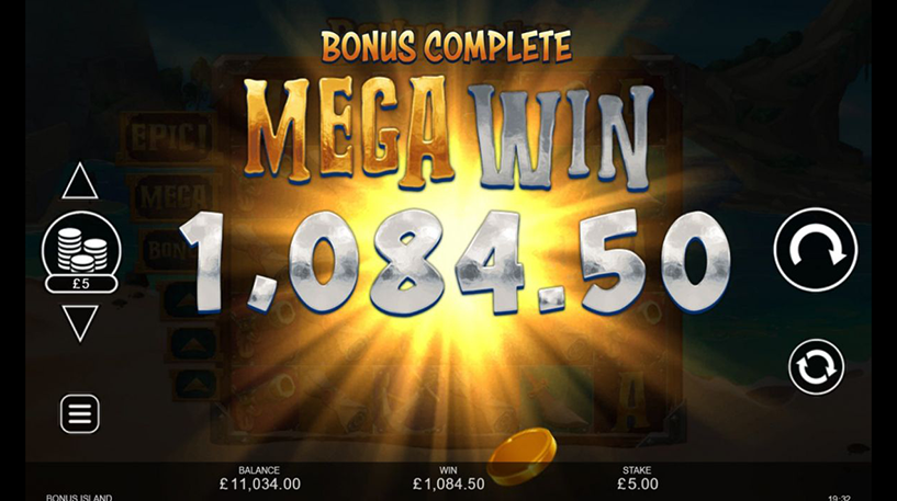 Bonus Island Slot Wins