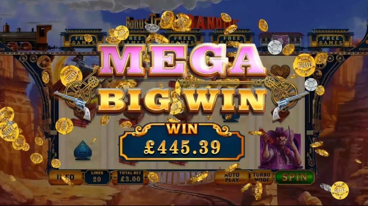 Bonus Train Bandits Slot Big Wins