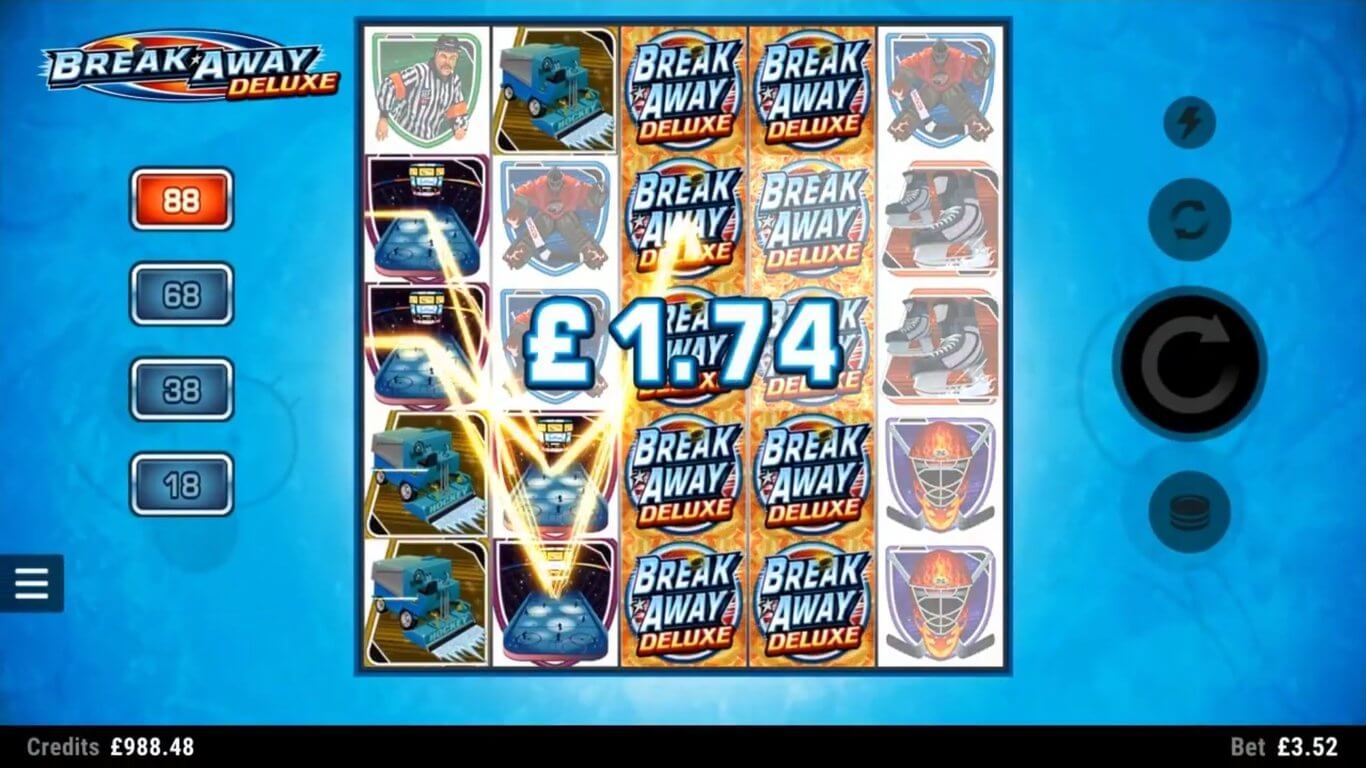 Break Away Deluxe Slot Bonus