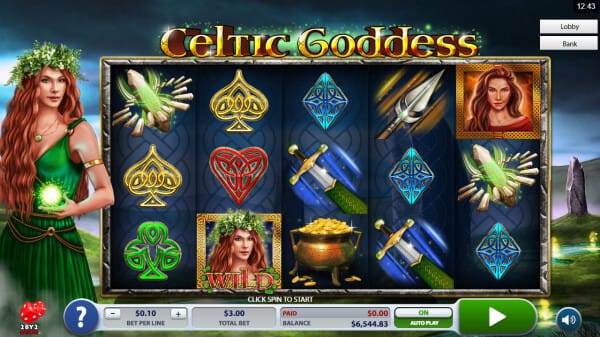 Celtic Goddess Slot Gameplay