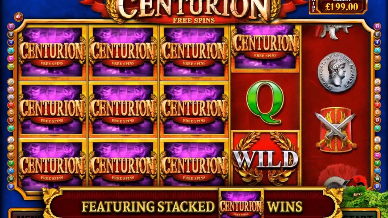 Centurion free spins gameplay