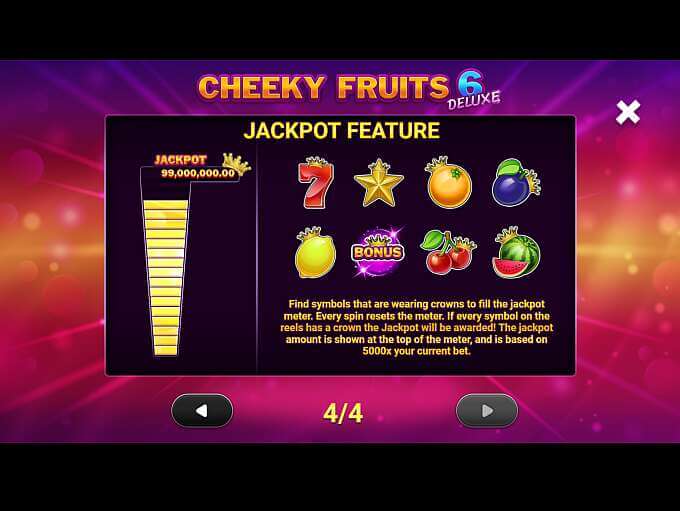 Cheeky Fruits 6 Deluxe Bonus