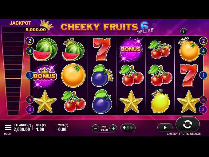 Cheeky Fruits 6 Deluxe Gameplay