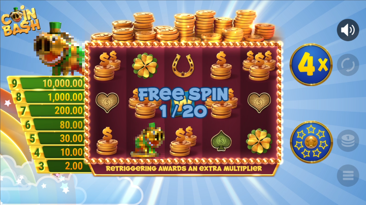 Coin Bash Slot Free Spins
