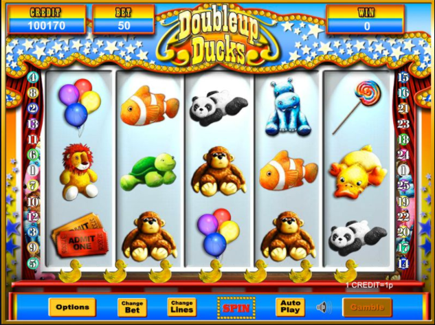 Doubleup Ducks Slots Game gameplay