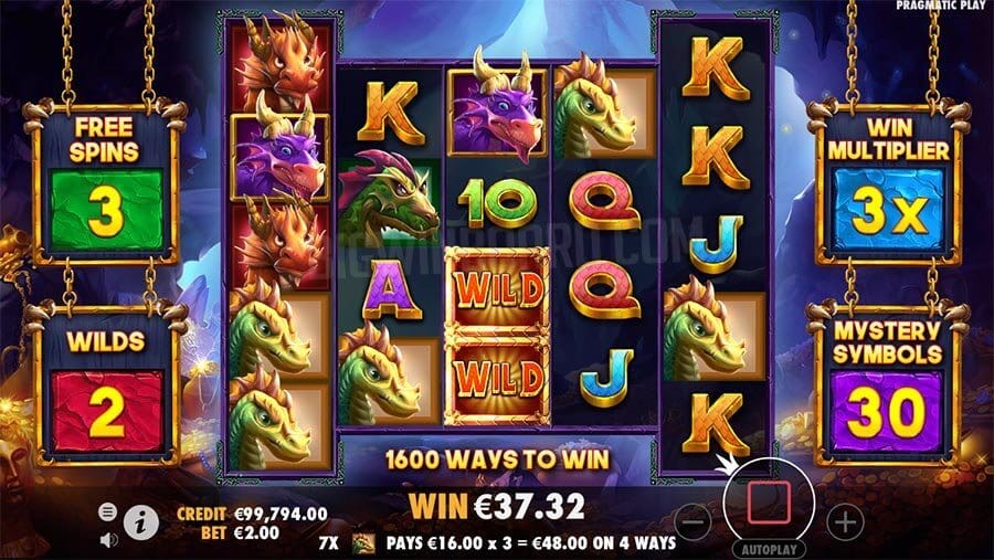Drago Jewels Of Fortune Slot Gameplay