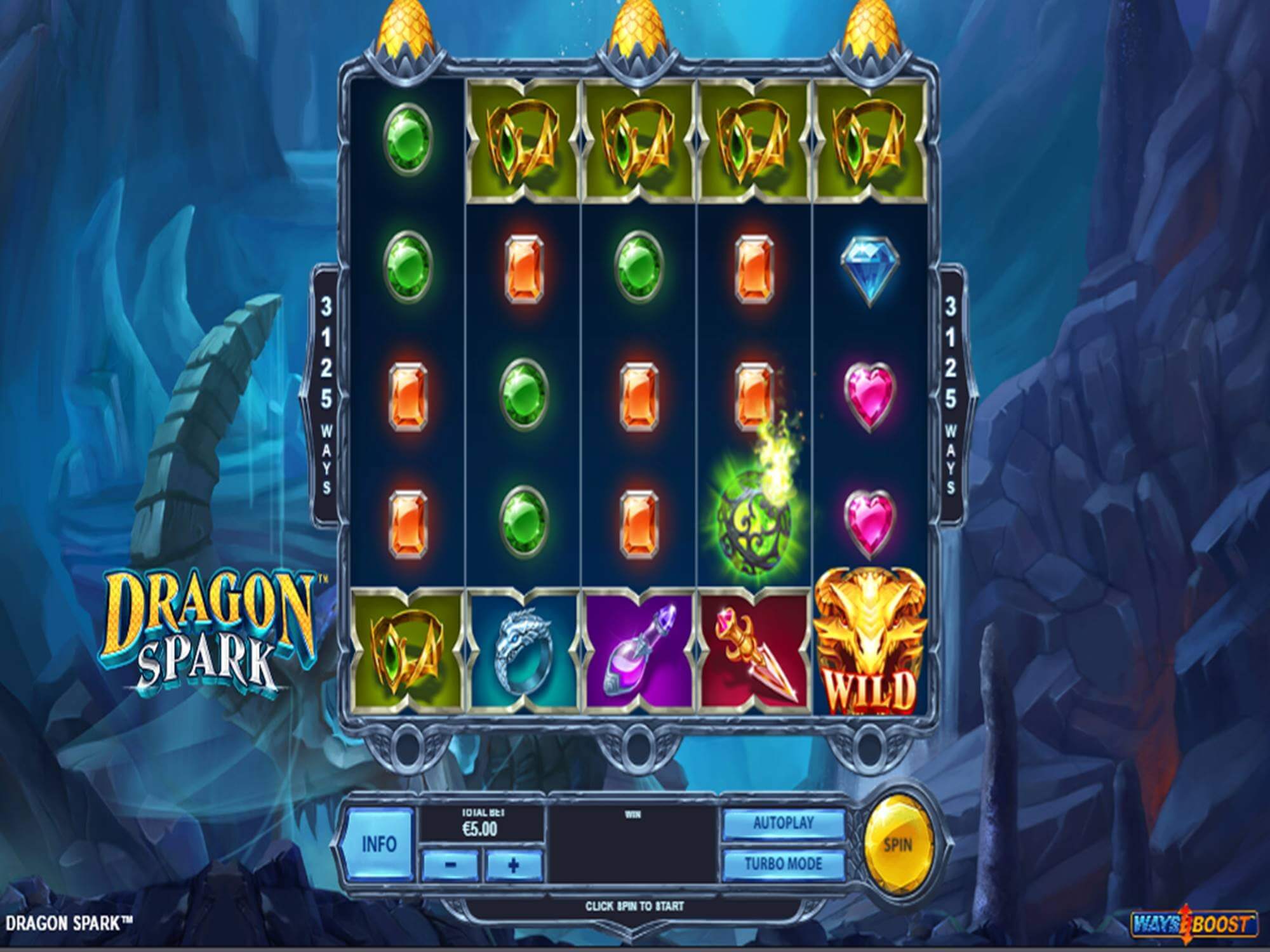 Dragon Spark Slot Gameplay