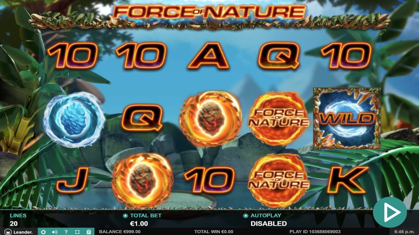 Force Of Nature Slot Bonus