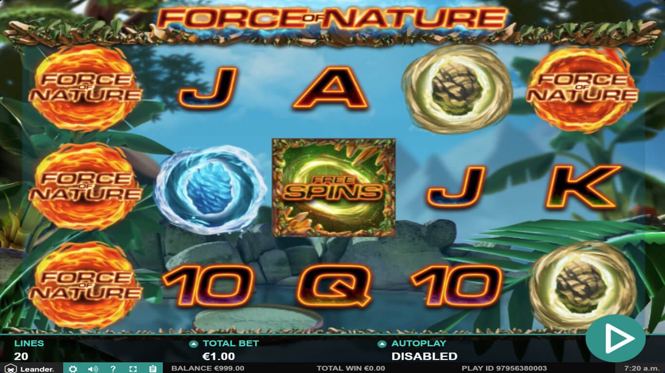 Force Of Nature Slot Gameplay