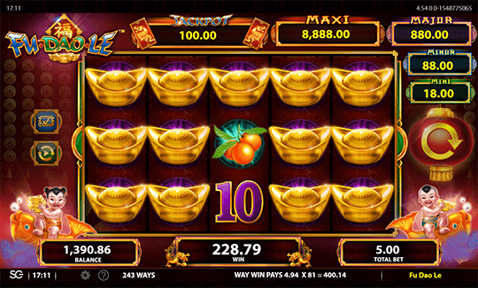 Fu Dao Le Slot Gameplay