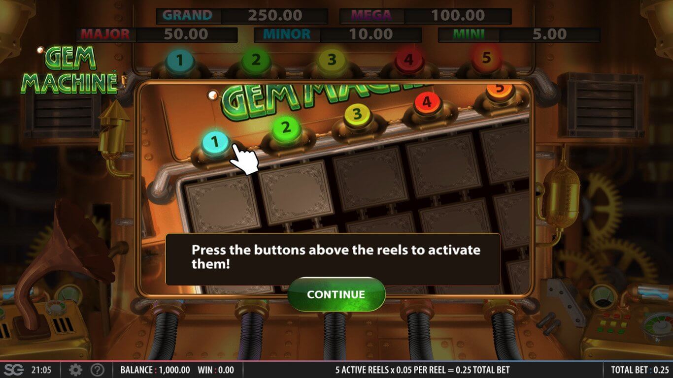 Gem Machine Slot Bonus