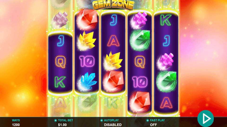 Gem Zone Slot Gameplay