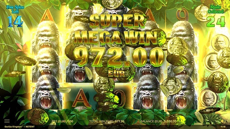 Gorilla Kingdom Slot Bonus