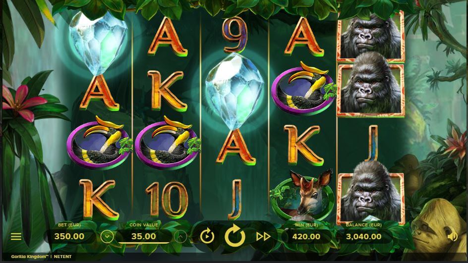 Gorilla Kingdom Slot Gameplay