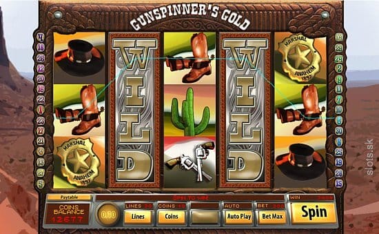 Gunspinner's Gold Slot Bonus