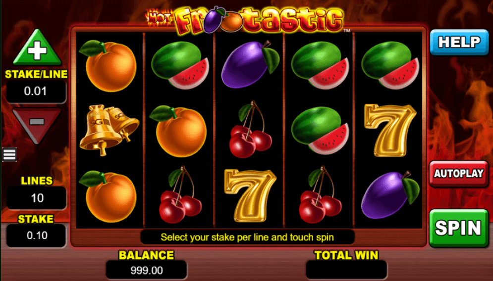 Hot Frootastic Slot Gameplay