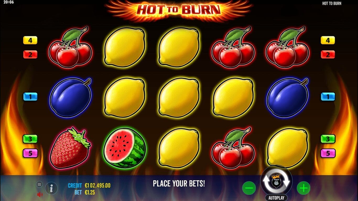 Hot to Burn Slot Gameplay