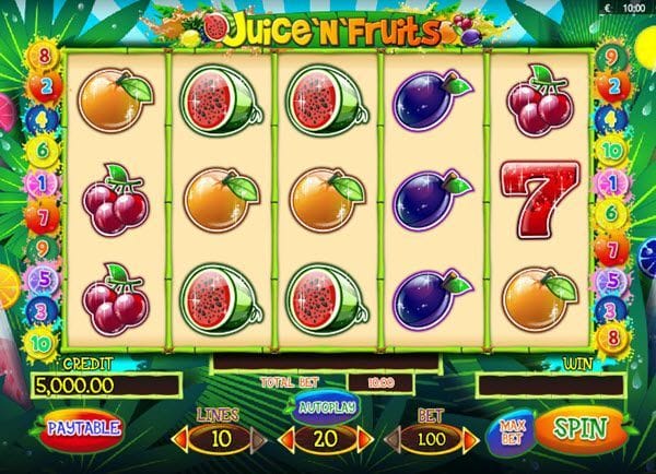 Juice'n'Fruits gameplay