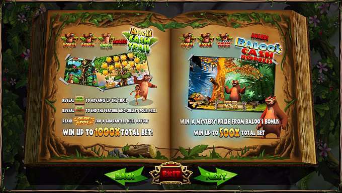 Jungle Jackpots Slot Bonus