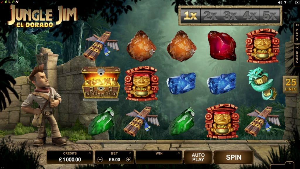 Jungle Jim El Dorado Gameplay