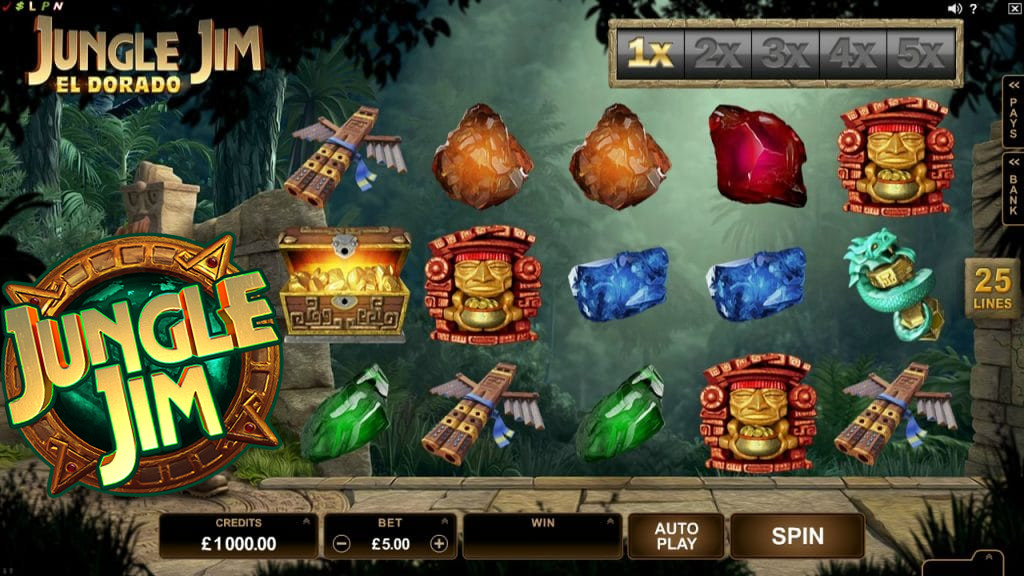 Jungle Jim El Dorado Gameplay