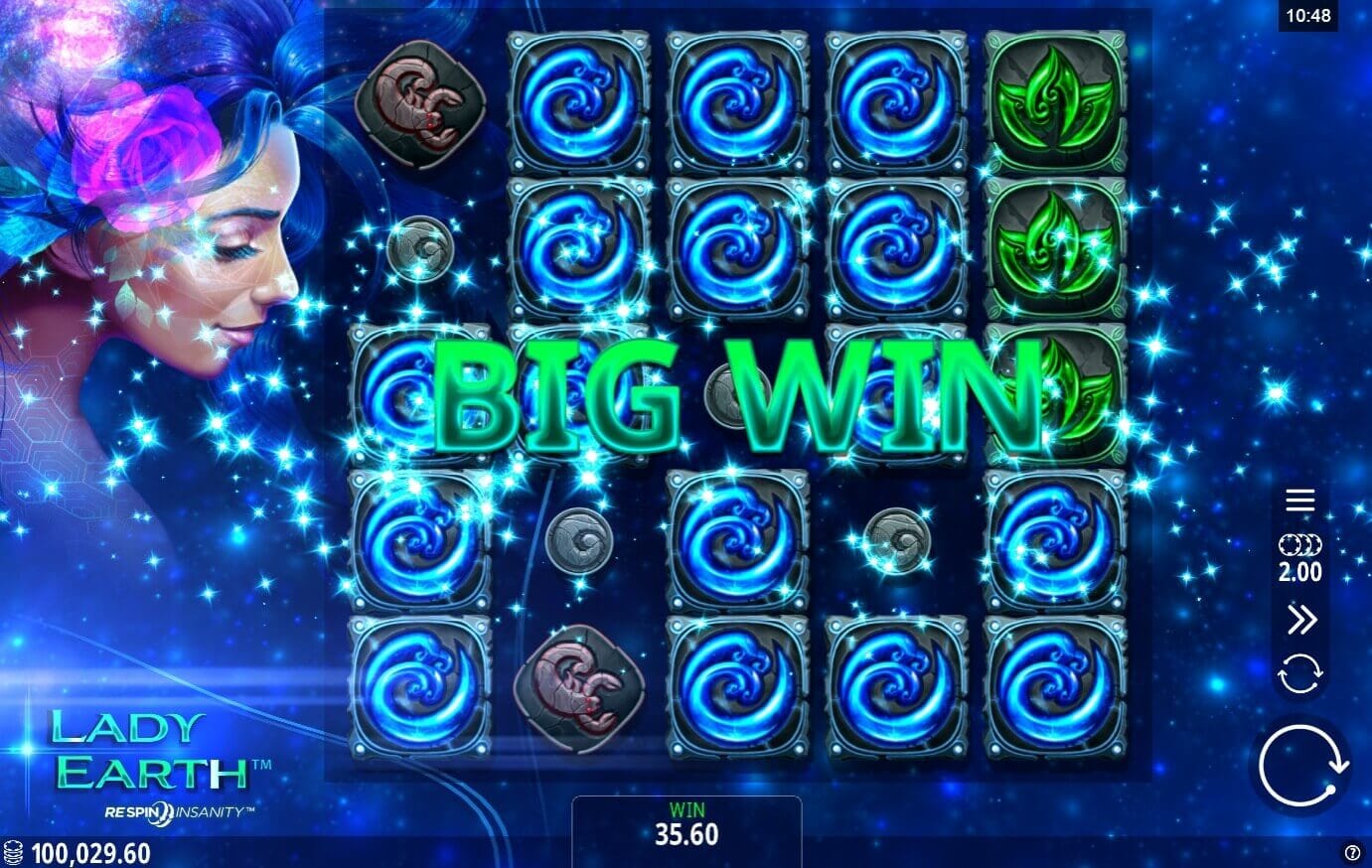 Lady Earth Slot Bonus