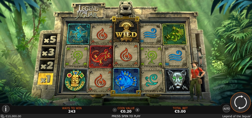 Legend of the Jaguar Slot Gameplay