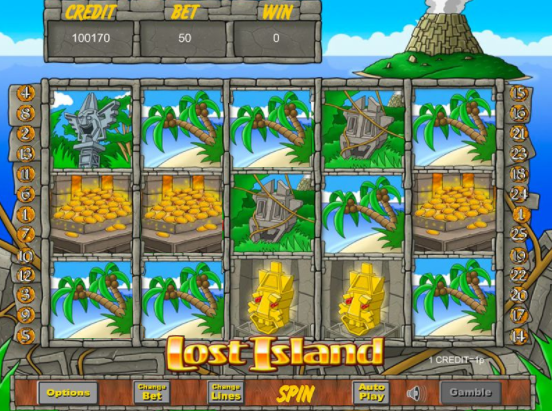 Lost Island Slots Game gameplay