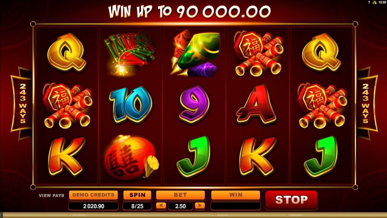 Lucky Firecracker Slot Bonus