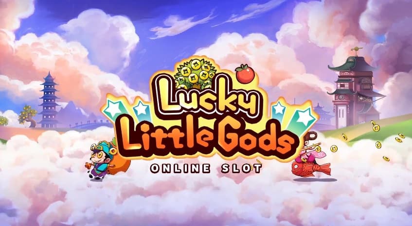 Lucky Little Gods Slots Game Logo