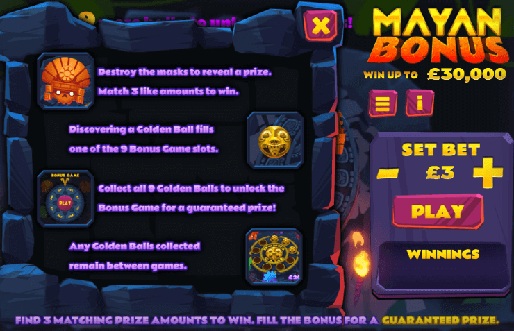 Mayan Bonus Slot Bonus