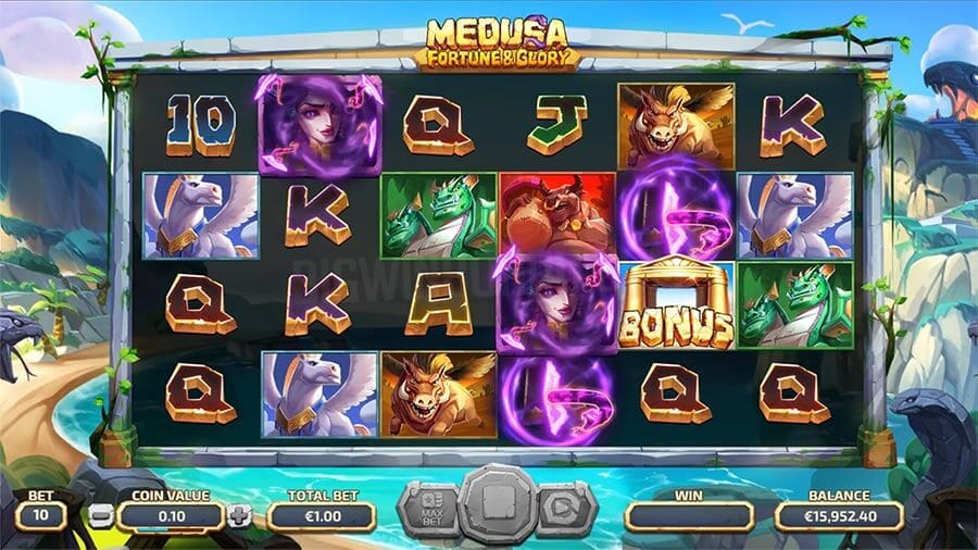 Medusa Fortune and Glory Slot Bonus