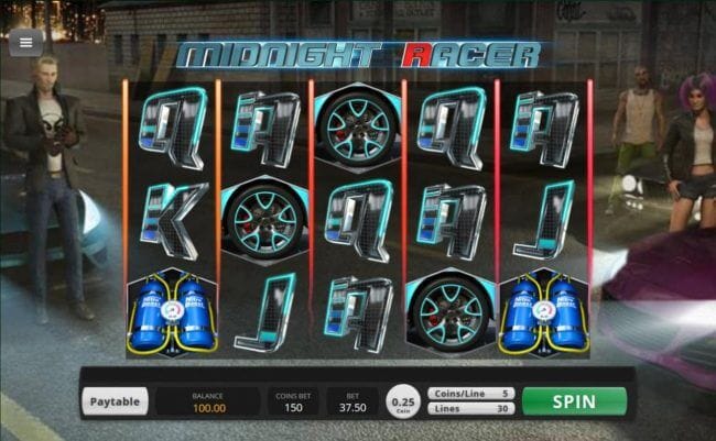 Midnight Racer Slot Gameplay